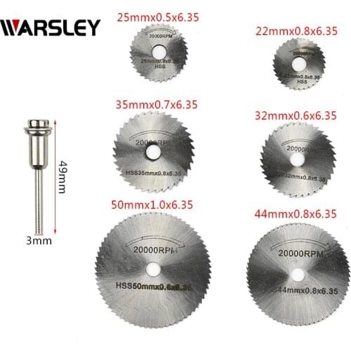 Metal circular saw blade High-speed steel woodworking cutting discs for Dremel rotary tools Disc drill chuck cutting