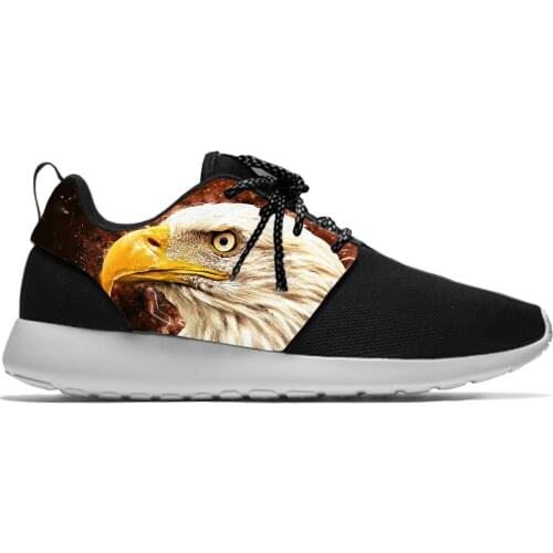 Anime 3D Bald Eagle Bird Animal Fashion Classic Sport Running Shoes Casual Breathable Lightweight 3D Print Men Women Sneakers