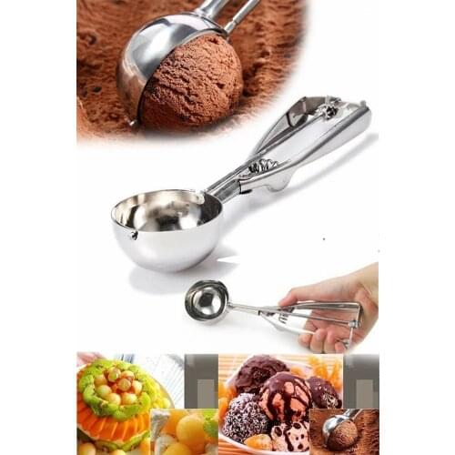 Cookie Scoop 5cm -Stainless Steel with Trigger, Easy to Clean, Highly Durable, Ergonomic Handle Dough