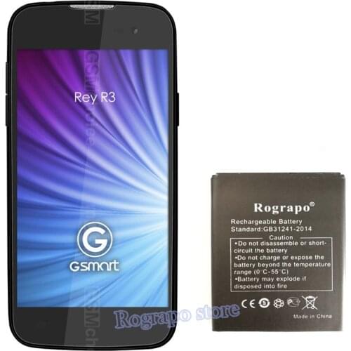 New Mobile Phone Replacement Battery Bateria Batterij Accumulator For Gigabyte GSmart Rey R3