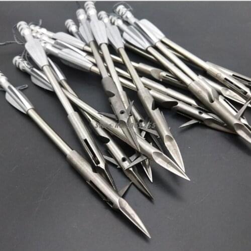 New High Quality Stainless Steel Slingshot Shooting Fish Darts Swordfish Slingshot Arrow Shooting Slingshot Dart Hunting Skills