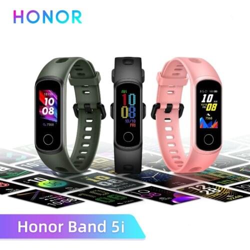 Global Version Honor Band 5i Smart Bracelet AMOLED Honor Sport Fitness Tracker Sleep Heart Rate Monitor Waterproof Wristband