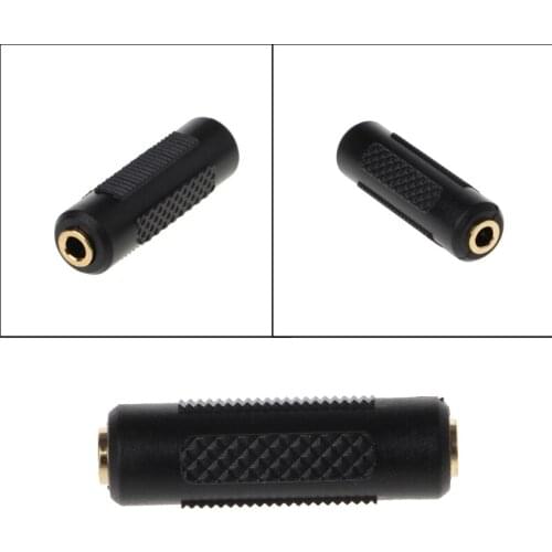 Stereo 3.5mm Female To Female Jack 1/8\" Aux Extender Converter Adapter Spare Parts Audio Video Cable