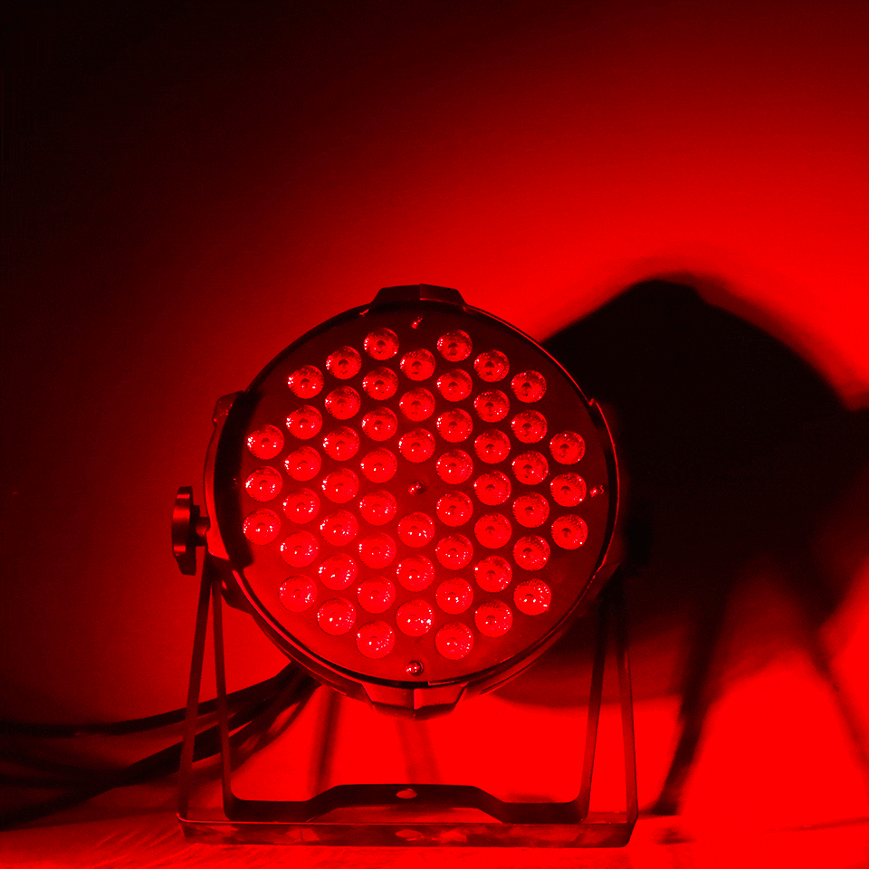 54x9w led Par lights RGB 3in1 Disco Lights LED Stage Light Wall Washer Bar Party Show Stage Lights