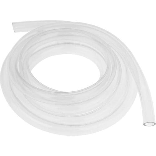 2m/6.56ft 9.5x12.7mm Transparent Clear Soft PVC Pipe Tube for PC Computer Water Cooling System