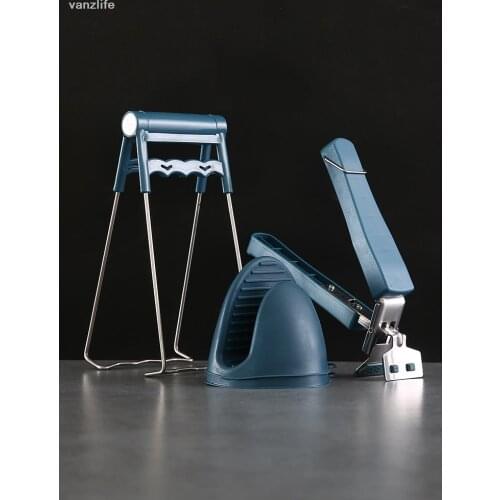 Vanzlife Bowl Clip Anti-Scalding Clip Kitchen Artifact Bowl Clip Plate Clip Steamer Clip Non-Slip Household Chuck