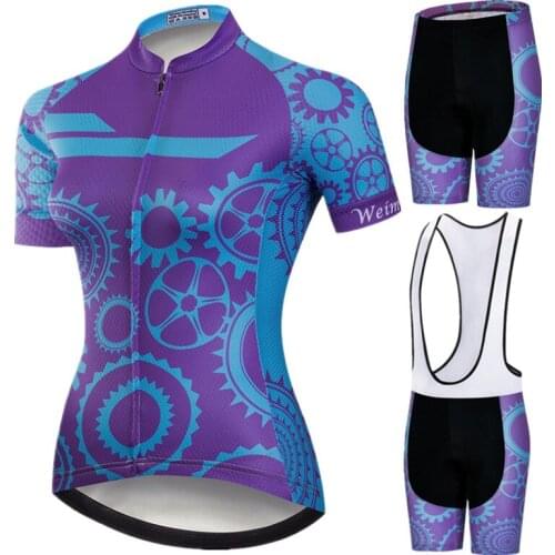 Weimostar 2021 Cycling Clothing Women Summer Mountain Bike Clothing Breathable Pro Bicycle Cycling Jersey Set Roupa Ciclismo