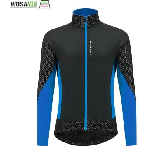 WOSAWE Winter Cycling Thermal Bicycle Wear Cycling Uniform Clothing Men Women Keep Warm Windproof Jersey Cycling Suit