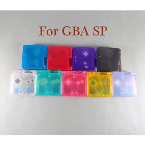 2sets For GameBoy Advance SP Transparent Replacement Housing Shell Screen Lens For GBA SP Housing Case Cover