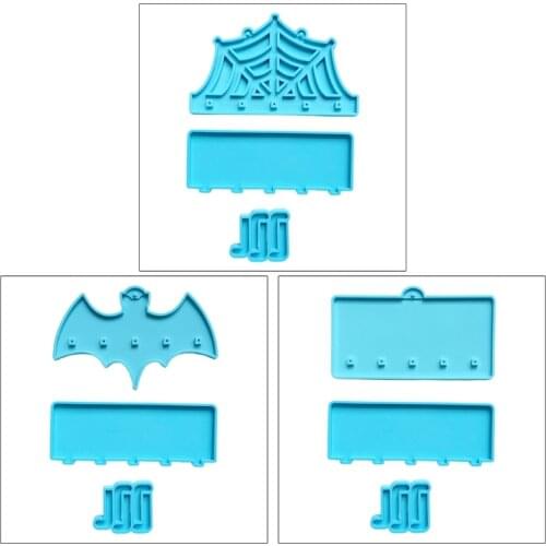 1 Set Home Wall Hanging Hook Epoxy Resin Mold Key Towel Hanger Silicone Mould