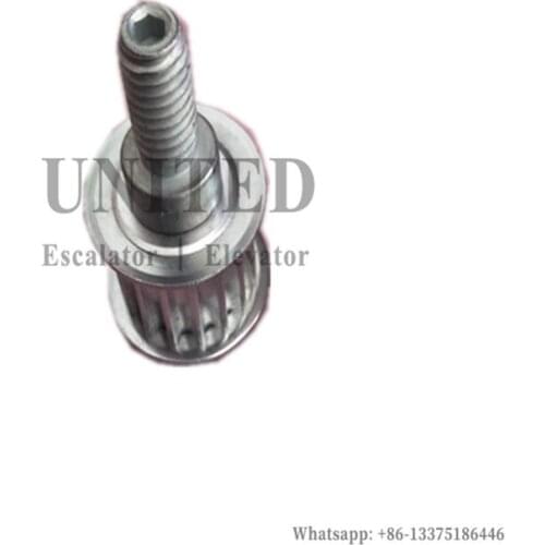 10pcs UNITED Elevator Tension Pulley Drive Roller With Shaft Total Length 42mm M10 OD29mm W18mm