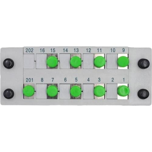 1x8 FC/APC fiber optic splitter 1*8 optical PLC splitter boxed card plug-in FTTH PLC splitterFree delivery