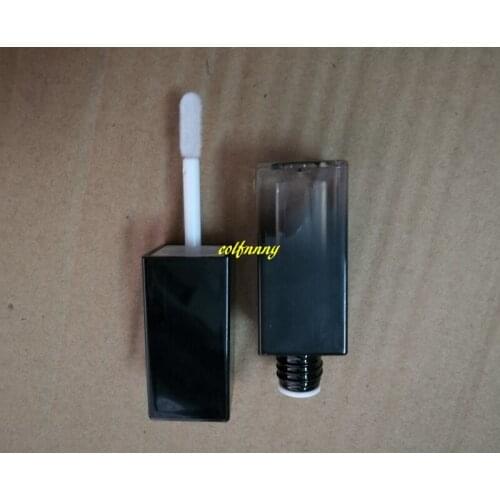 300pcs/lot Newest DIY 5g Black Gradient Lip Gloss Tubes 5ml Plastic Empty Lip Balm tube bottle Lipstick Container G0703