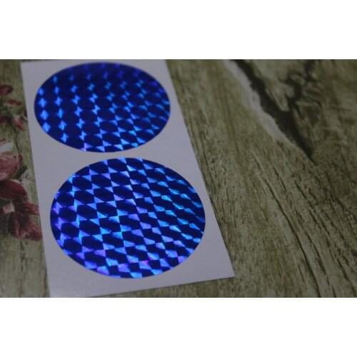 5cm Blue Hologram round seals, Wedding, Birthday Events Envelope Seals