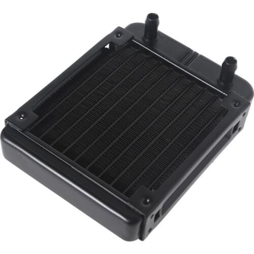 4.72"10 Tube Computer Water Cooling Radiator G1/4 Female Thread Heat Dissipation