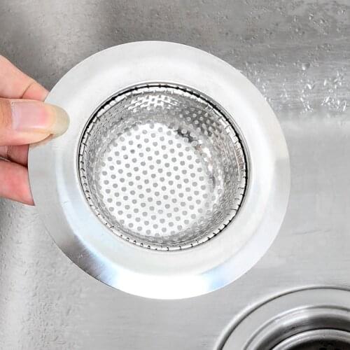 Kitchen Sink Strainer Stopper Cover Stainless Steel Bathroom Basin Hair Catcher Floor Waste Plug Sink Filtre Kitchen Supplies
