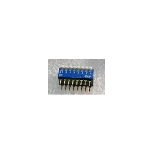 FREE SHIPPING 10PCSx 100% Original EPG108 EPG108A 8P 2.54mm Gold Plated Piano Keyboard Blue DIP Switch EPG108AZ