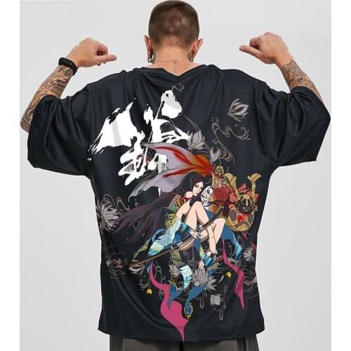 2021 Hip Hop Tees T-Shirt Japan Style Harajuku Short Sleeve Loose Men T Shirt Casual Summer Oversized Male Asian Clothes ZZ466