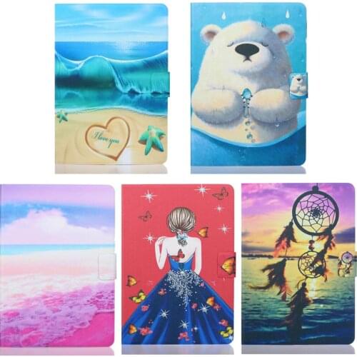 Print Magnet Case Tablet Cover For Lenovo Tab M10 Plus 2020 10.3 inch Tablet Protective Shell For Tab M10 Plus TB-X606F TB-X606X