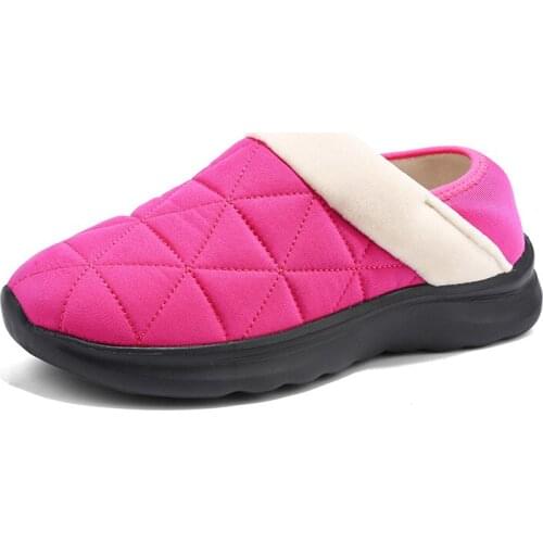 Men Slipper Winter Casual Zapatillas Plus Size 37-46 Male Shoes Fashion Keep Warm Slipper Couple Shoes Indoor Flat Walking Shoes