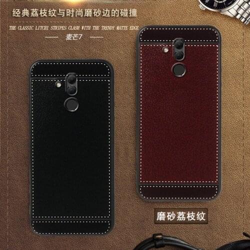 For Huawei Mate 20 Lite Case SNE-LX1 AL00 6.3 Inch Black Red Blue Pink Brown 5 Style Phone Soft TPU Huawei Mate 20 Lite Cover