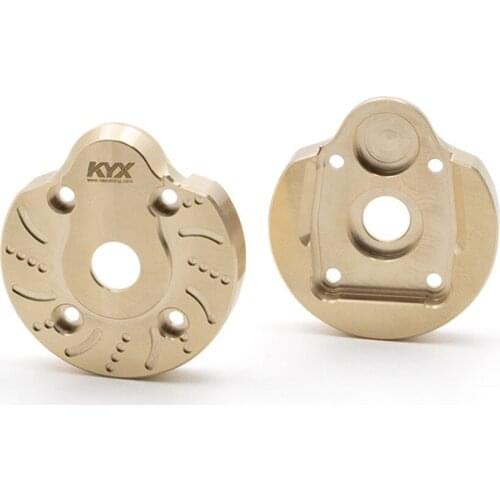 Front Rear Steering Knuckle Caps Brass Axle Covers for Axial Capra UTB RC Car Parts Accessories Counterweight