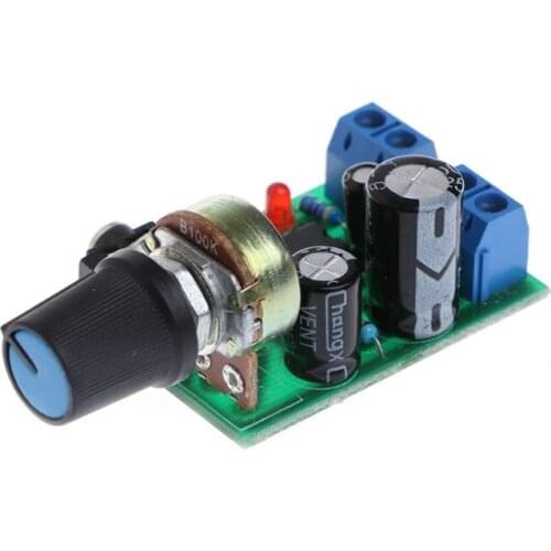 LM386 Mini Audio Power Amplifier Board DC 3V~12V 5V Module Adjustable Volume Y1AE