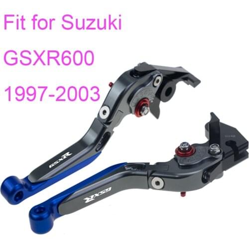 KODASKIN Folding Extendable Brake Clutch Levers for Suzuki GSXR600 1997-2003