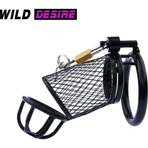 SM Adults Products 18+ Alloy Metal Male Chastity Belt Devices Cages Cock Penis Cage Rings Lock Stimulating Game Sex Toys For Men