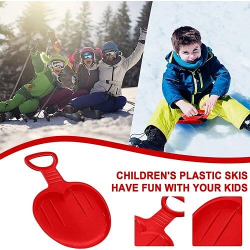 Snow Sled Board Outdoor Winter Skiing Boards Snow Grass Sand Board Ski Pad Snowboard Sled Luge for Kids Adult SAL99