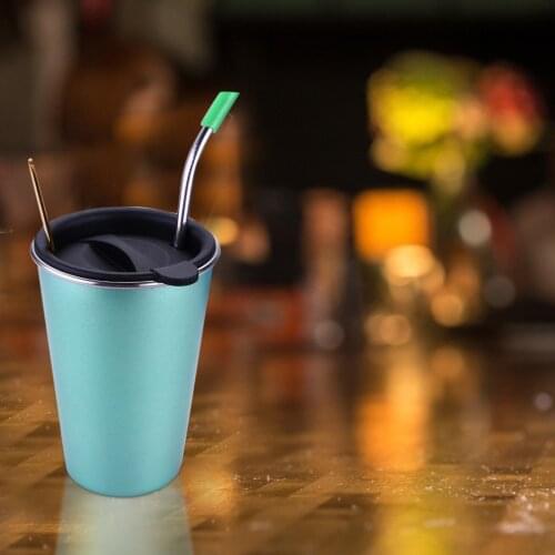 Stainless Steel Cups Metal Drinking Tumblers Durable Sturdy 12.5 X 8.8 X 6 Cm Unbreakable Light Drinking Cups For Party Camping