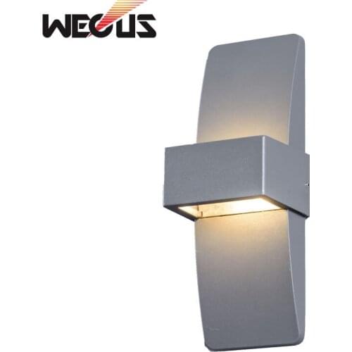 New LED Outdoor lighting Waterproof Wall Light step corridor lamp street garden fence sconce parking villa bra park luz exterior