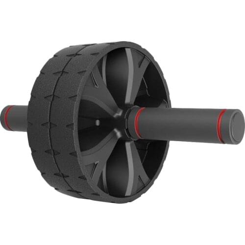 2020 New Arrivals Ab Roller Abdiminal Wheels Muscle Stimulation Keep Fit Mute with Mat for Home Gym Exercise Fitness Equipment