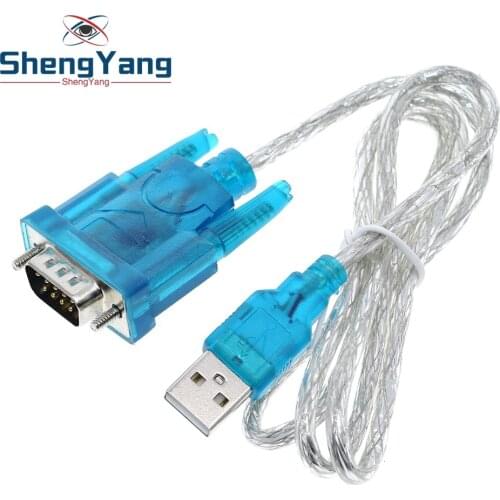 TZT HL-340 New USB to RS232 COM Port Serial PDA 9 pin DB9 Cable Adapter support Windows7-64