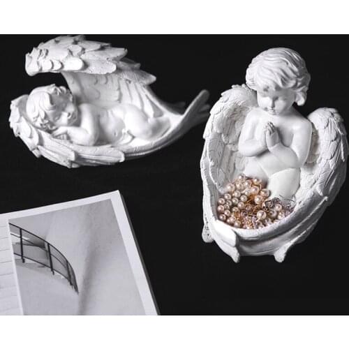 Angel Figures Car Decoration Home Furnishing Sleeping Home Supplies Angel Lovely Christian Gifts Statuette Ornament