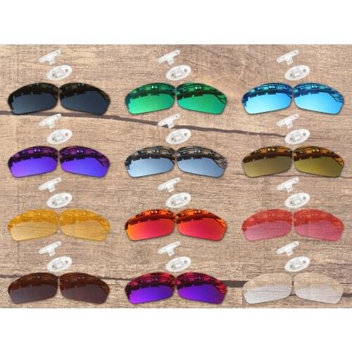 Vonxyz 20+ Color Choices Polarized Replacement Lenses & Nose Pads for-Oakley Half Wire 2.0 Frame