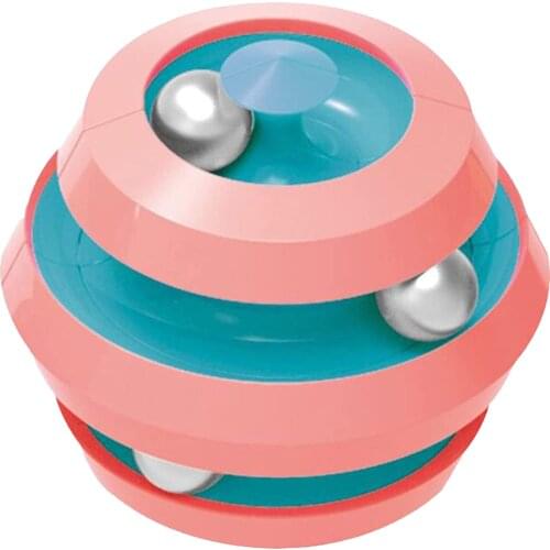 Rotating Magic Fidget Spinners Toys Decompression Finger Gyro Track Magic Beans Fidget Stress Relieve Puzzle Track Ball Doll NEW