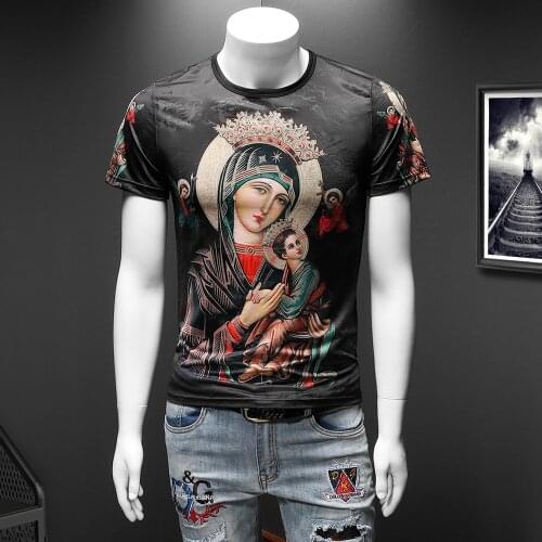 XINTOWN Men's T-shirts With Print