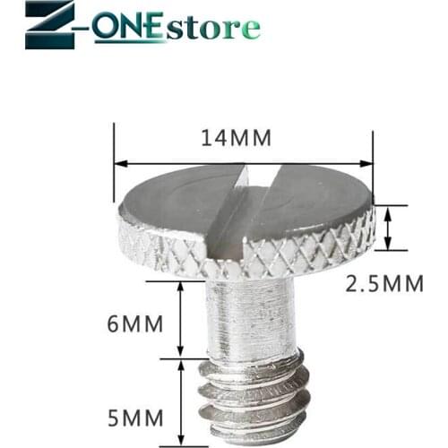 1/4 inch camera screw pan/tilt plate SLR camera screw professional tripod quick release screw