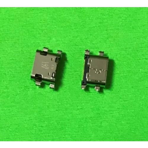 100pcs mini jack socket charging port repair type C micro usb connector dock plug for ZTE C2016 W2016 ZMAX Pro Z981 replacement