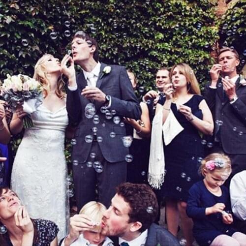 12/24pcs Funny Children Outdoor Soap Bubble Wand Tube Bottles Toys Home Wedding Decoration