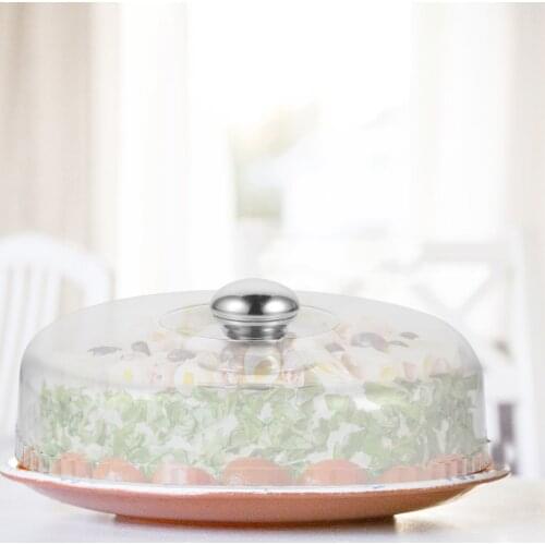 1Pc Cake Cover Transparent Dessert Lid Cake Stand Cover Bakery Dust Cover Pastry Tray Cover Acrylic Cake Trial Dust Cover