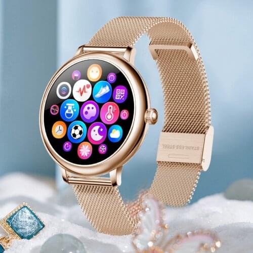 2020 New Smart Watch Women Menstrual Period Sleep Monitoring Heart Rate Monitor Fitness Sport Smartwatch Women For Android IOS