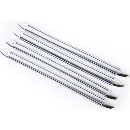 4Pcs Auto Front/Rear Bumper Corner Guard Anti-Scratch Protection Strip 40cm