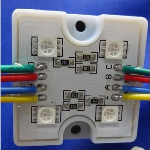5050 RGB LED module waterproof LED pixel module light for sign and channel letters SMD5050 DC12V 4 led PC crust free shipping
