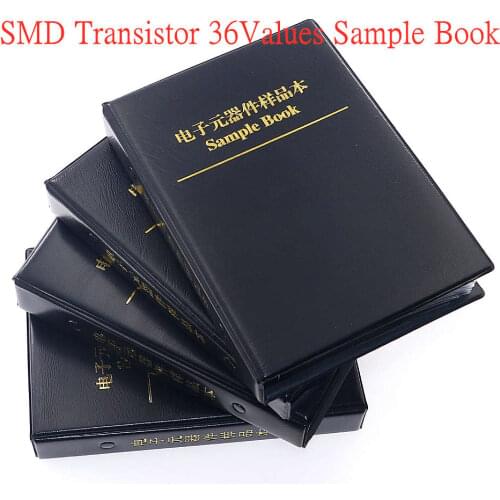 900Pcs SMD Chip Transistor Assortment Kit 36Values x 25pcs Assorted Sample Book