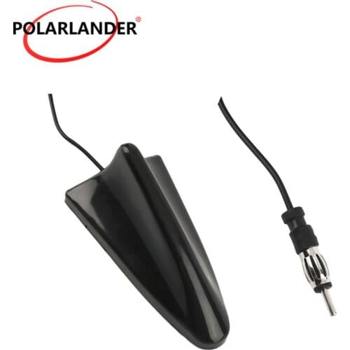 Radio Signal Aerial for T/oyota FOR V/W FOR H/onda FOR A/udi FOR S/koda Black Car Styling Shark Fin Antenna For B/MW Decorative
