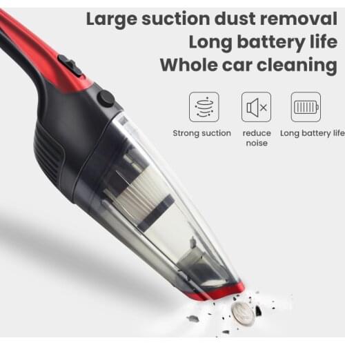 7.4V/12V Car Vacuum Cleaner 6800Pa Super Suction Auto Interior Dust Cleaner Electronic Handheld Vacuum Cleaner For Home Office
