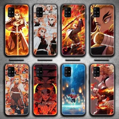 Rengoku Kyoujurou Demon Slayer Phone Case For Samsung Galaxy A21S A01 A11 A31 A81 A10 A20E A30 A40 A50 A70 A80 A71 A51