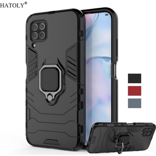 For Huawei Nova 7i Case TPU Magnetic Ring Holder Armor Back Cover For Huawei Nova 7i Phone Bumper Case For Huawei Nova 7i Case